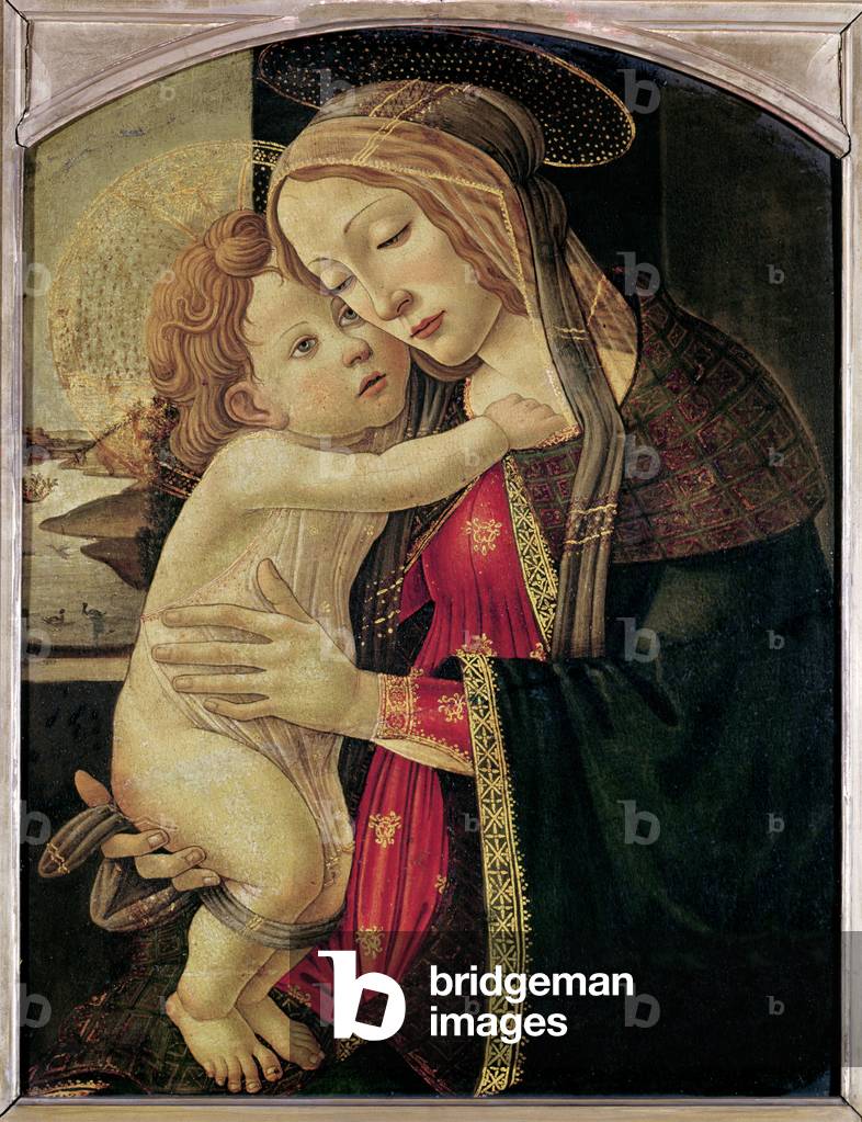 Die Jungfrau mit Kind, um 1500 (Öl auf Tafel)