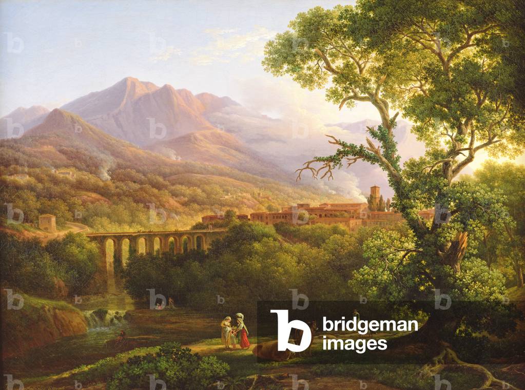 Cava de' Tirreni, 1816 (oil on canvas)