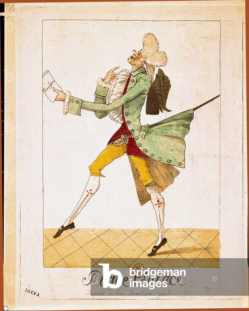 Bild von Gravur "Platz! Ort!“ ", 1815 von French School