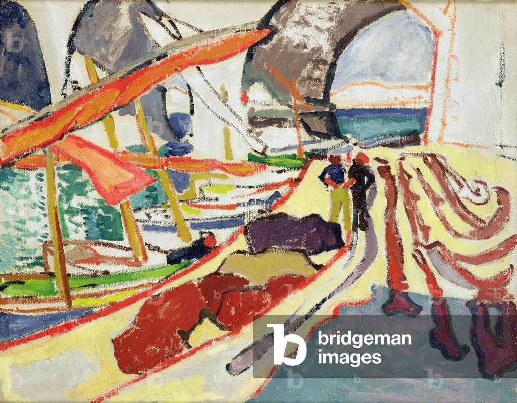 Vallon des Auffes, 1909 (oil on canvas)