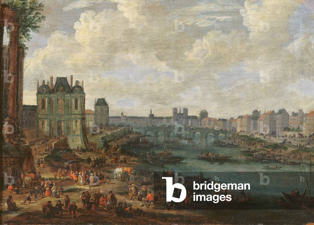 The Seine and La Porte de la Conférence, c.1689 (oil on canvas)