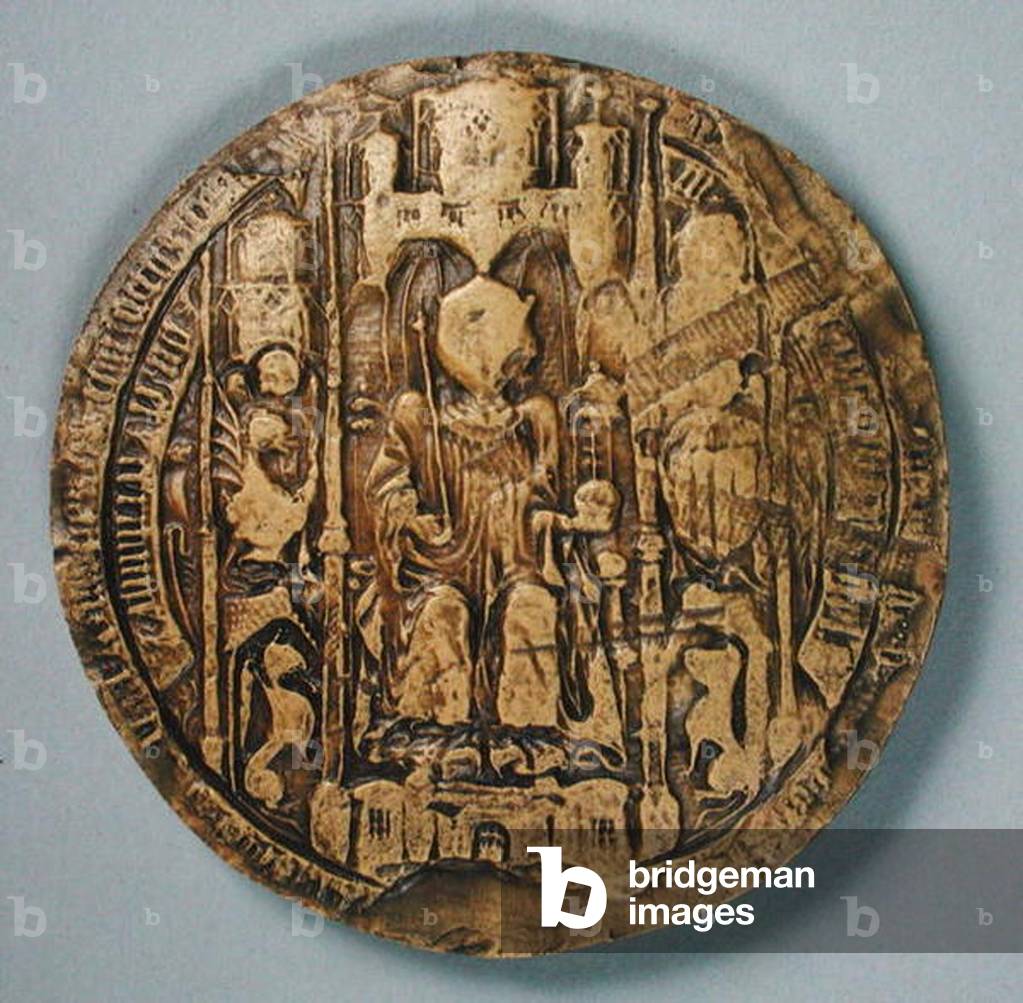 Seal of Jean II (1397-1479) King of Navarre