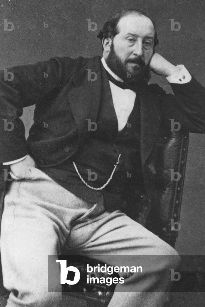 Portrait of Émile Augier, 19th century (photo)