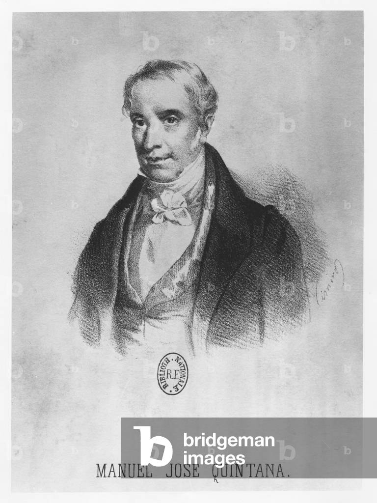 Manuel José Quintana (lithograph)