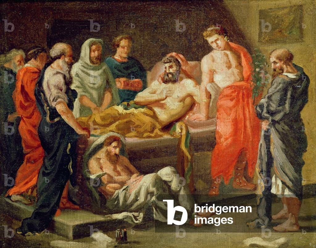 The Death of Marcus Aurelius (sketch), c.1843