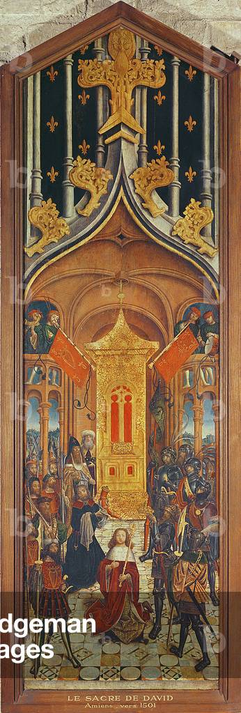The Coronation of David, c.1501 (oil on panel) (see also 232666)