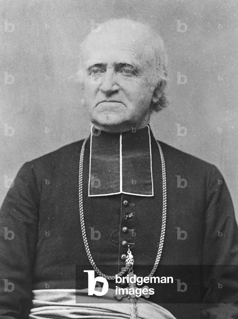 Portrait of Francois-Xavier Gouthe-Soulard (b/w photo)