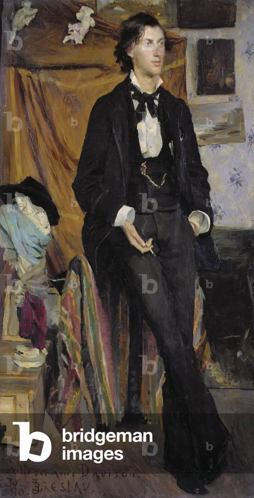 Portrait of Henry Davison, 1880 (oil on canvas)