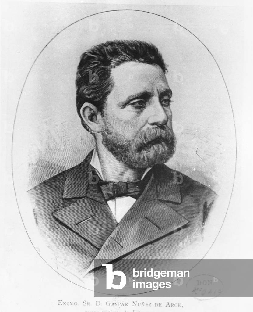 Gaspar Núñez de Arce (lithograph)