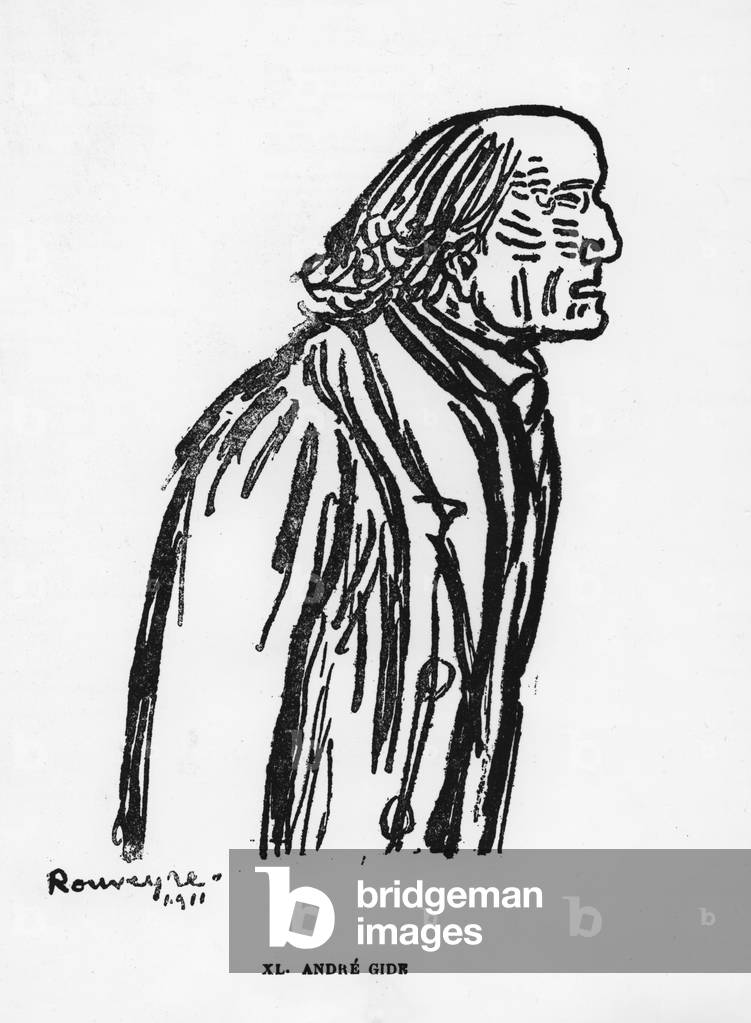André Gide, 1911 (lithograph)