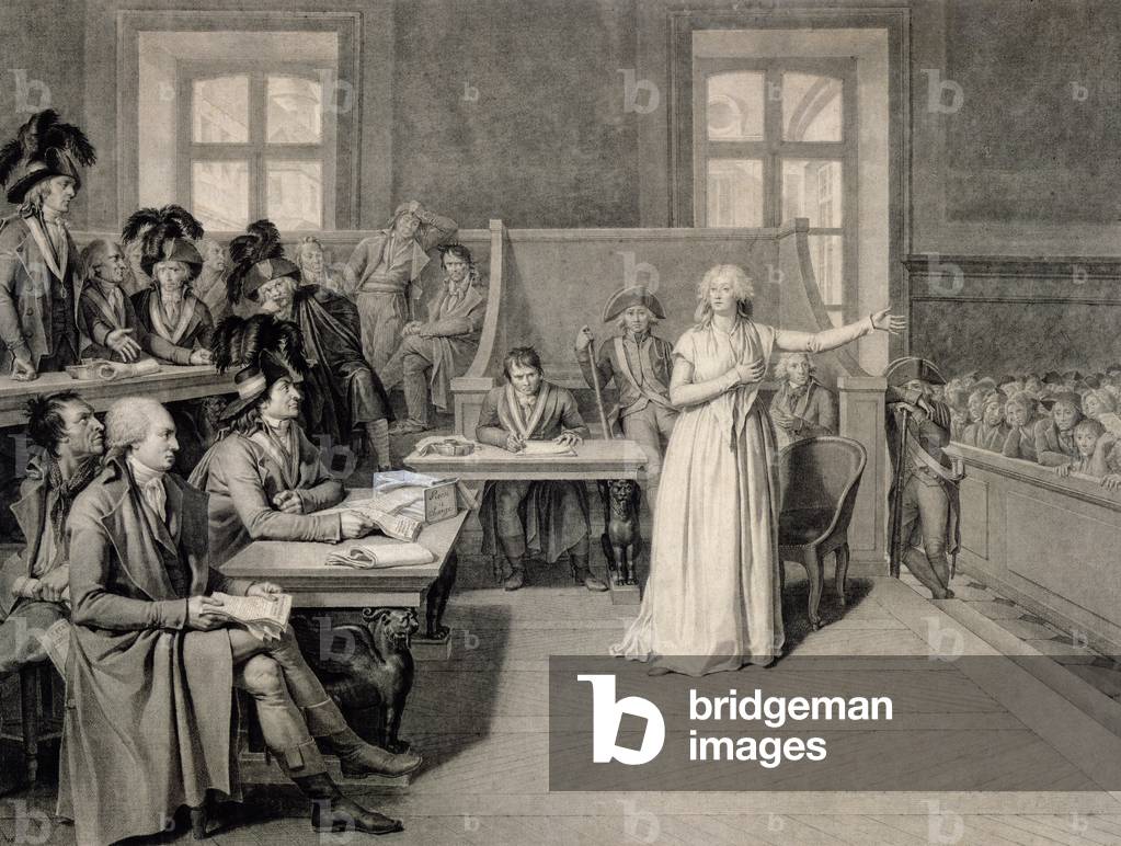 Image de Dessin représentant Marie-Antoinette (1755-93) de Habsbourg-Lorraine, 1793 par Pierre Bouillon
