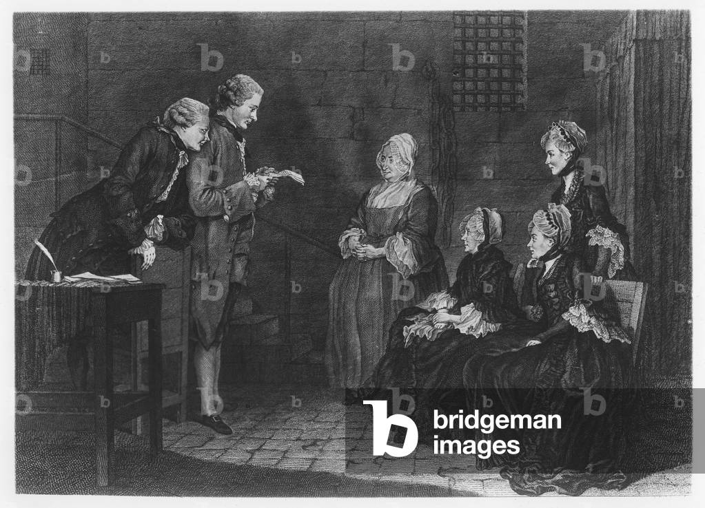 The Unfortunate Calas Family, engraved by Delafosse, 1765 (engraving)