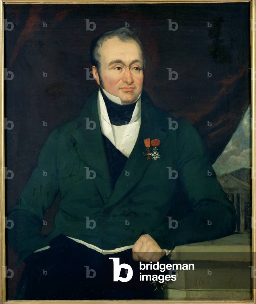 Portrait of Guillaume Dupuytren (1777-1835) (oil on canvas)