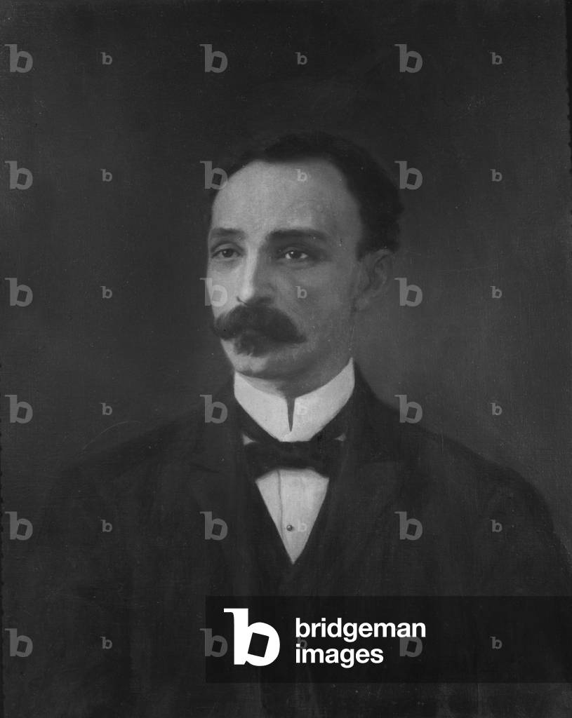 Portrait of José Marti (lithograph)