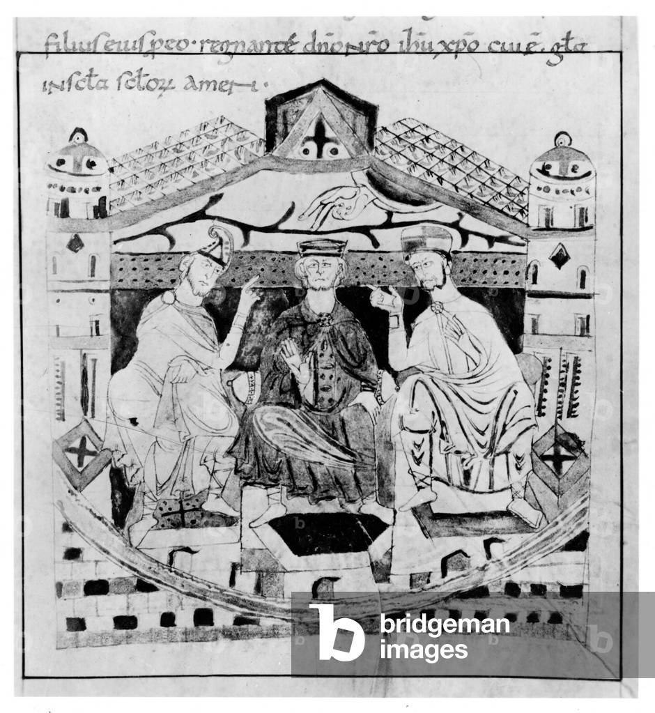 Louis I (778-840) the Pious (vellum)