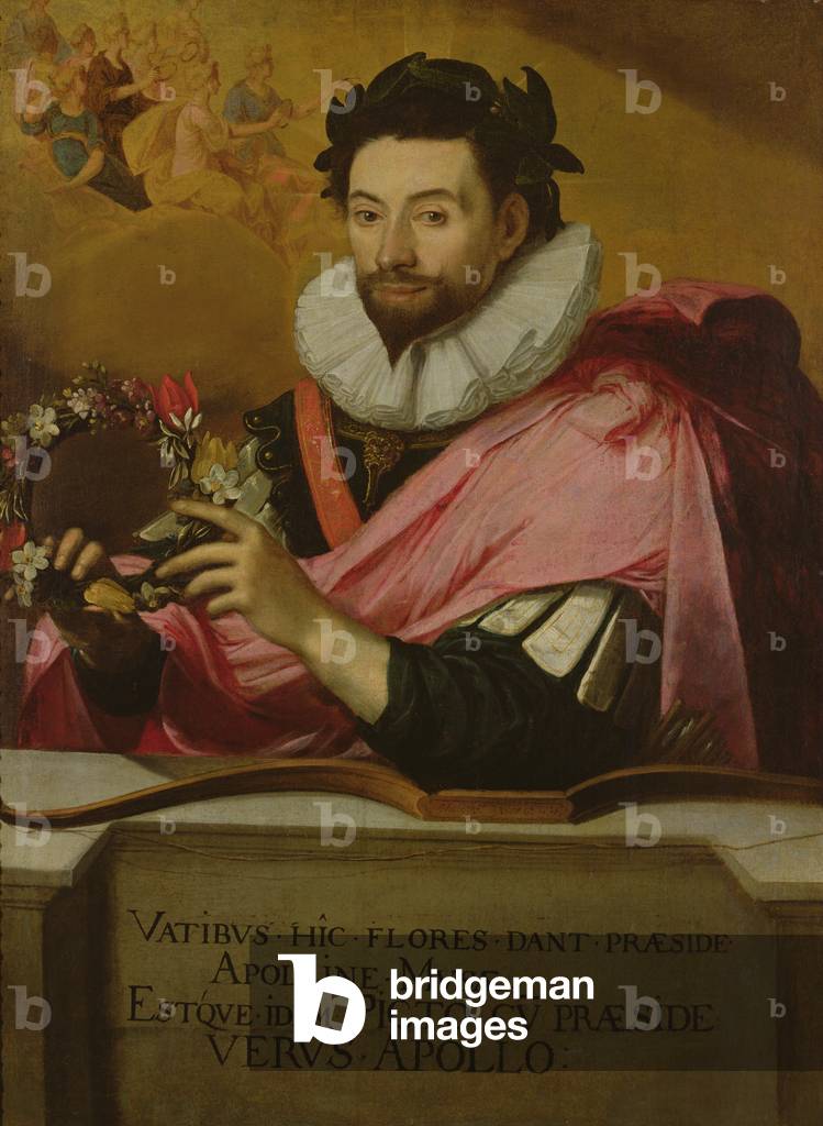 Portrait of Jean de Caulet with Apollo's crown, 1635 (oil on canvas) 