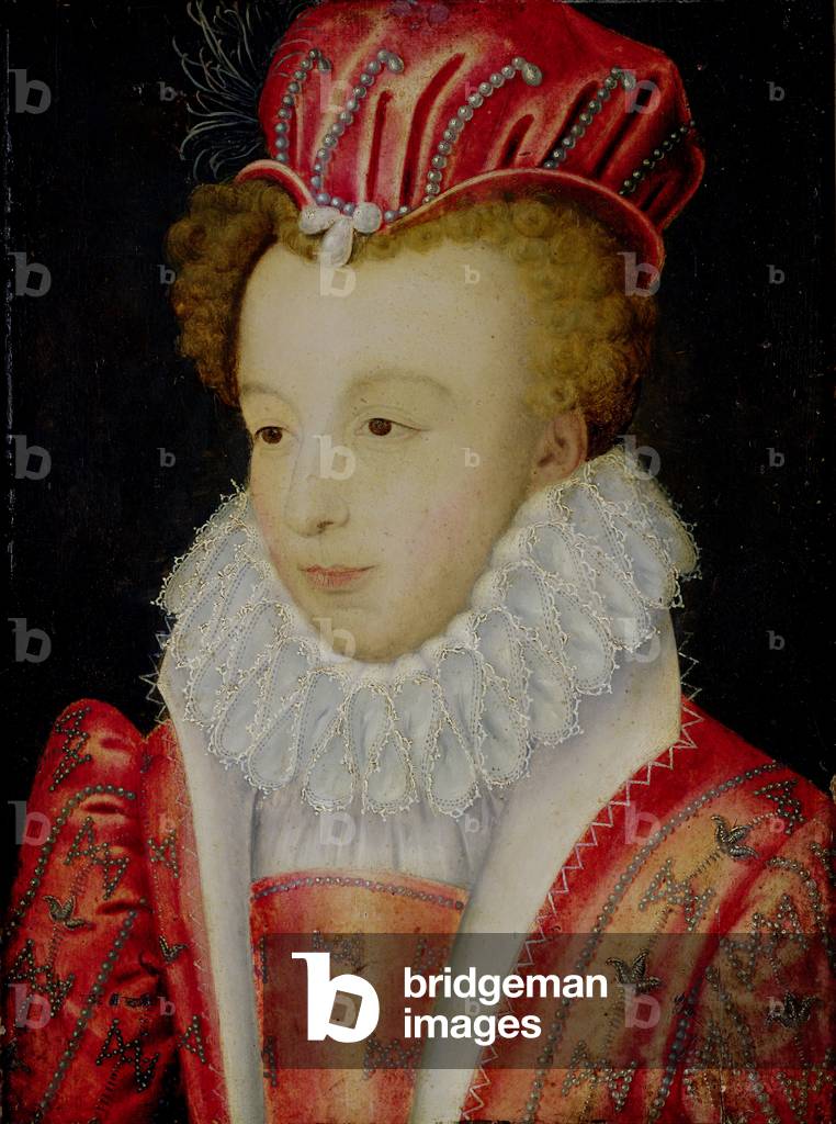 Marguerite de Valois (1553-1615) c.1572 (oil on panel)