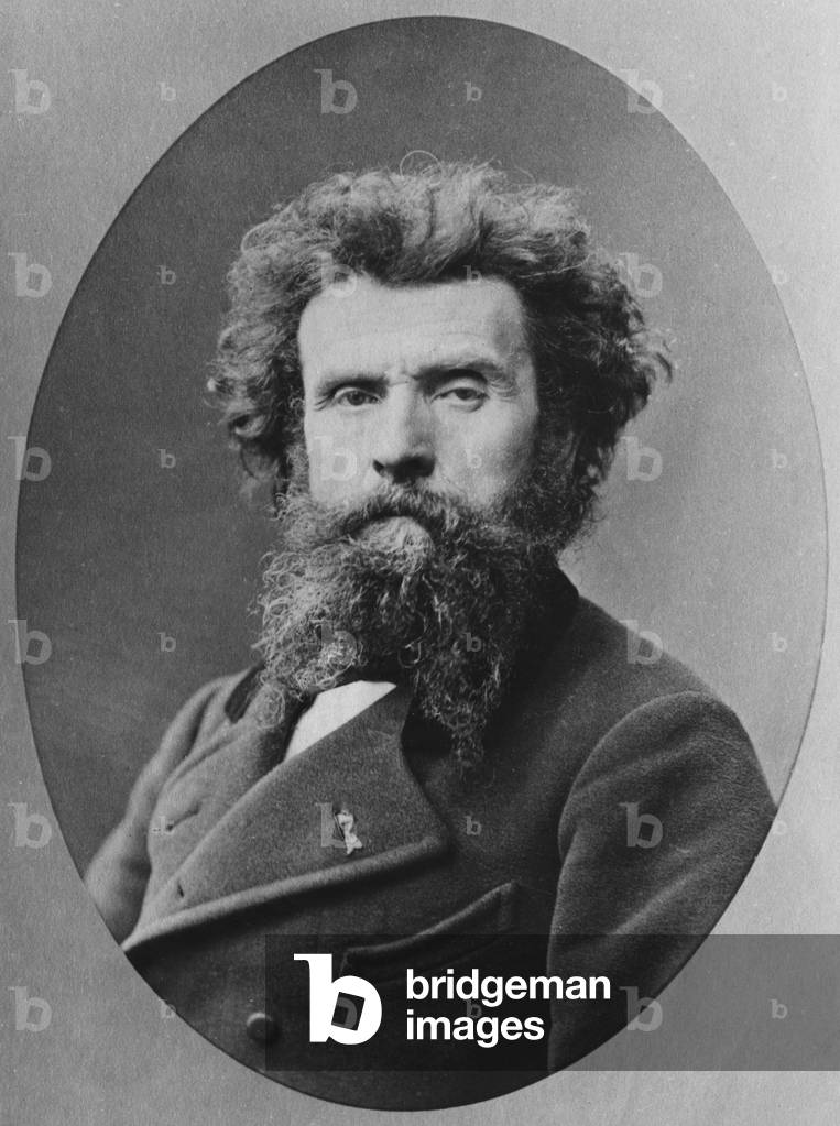 Portrait of François Joseph Hubert Ponscarme (b/w photo)