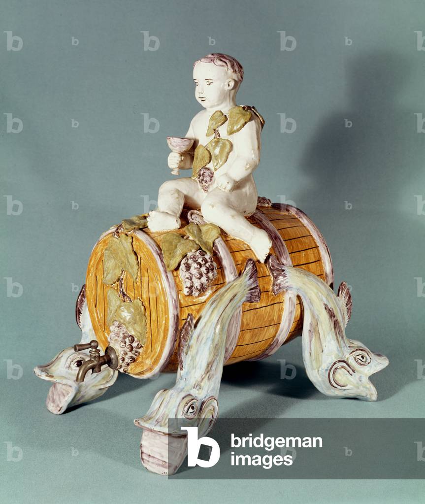 Image de Arts décoratifs représentant Fontaine de vin en forme de Bacchus comme un enfant, 18th Siècle par Fre