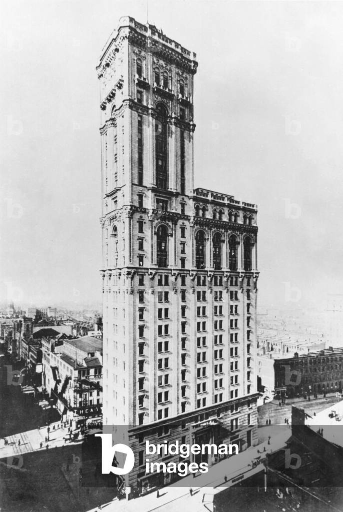 The Times Building, New York, c.1900 (b/w photo)