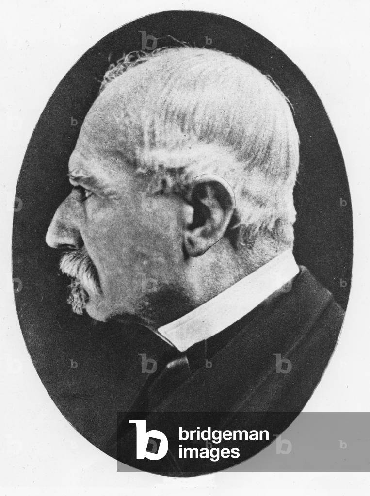 Portrait of Charles-Moyse Goulier (b/w photo)