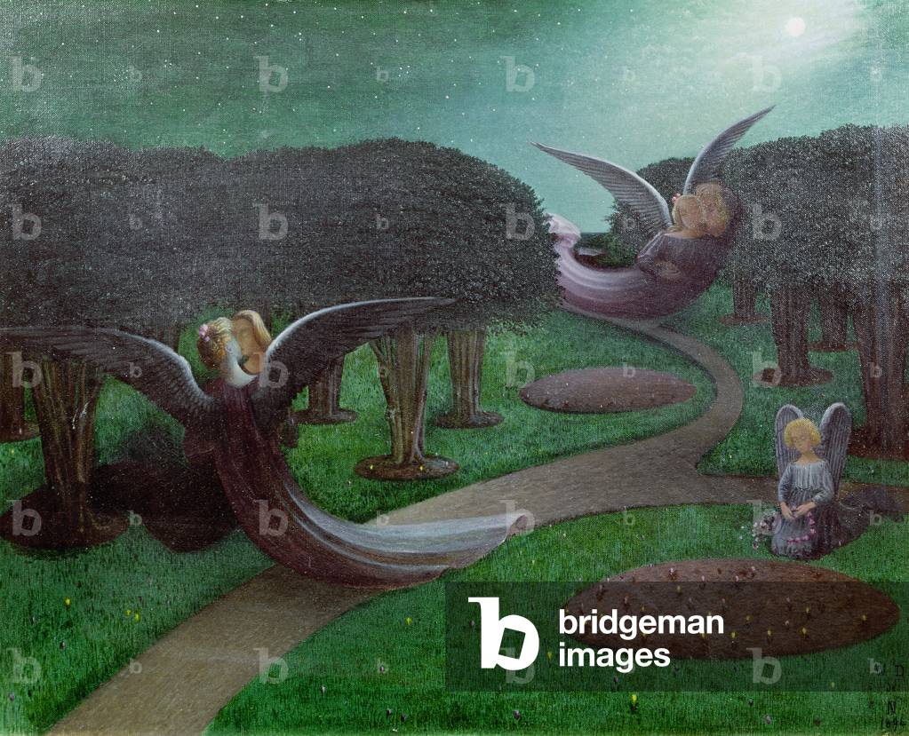 Angels in the Night, 1896 (oil on canvas)