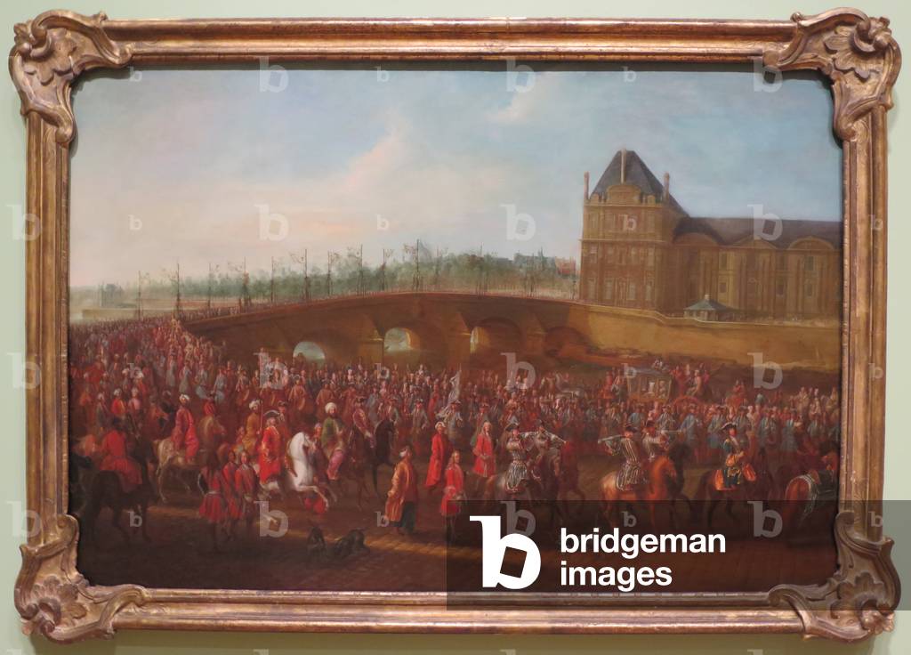 The Ceremonial Procession of Mehemet Effendi, Ambassador from the Ottoman Empire, 1721 (oil on canvas)