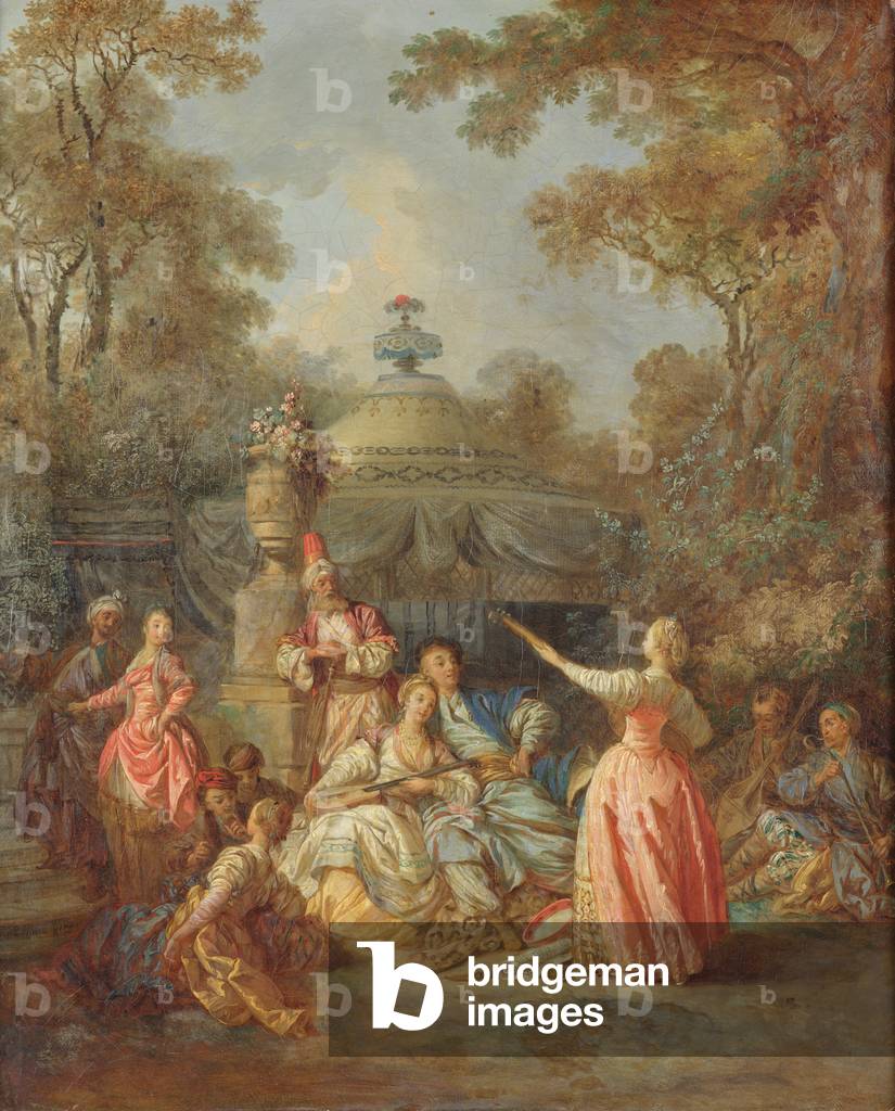 Russisches Konzert, 1770 (Öl auf Leinwand)