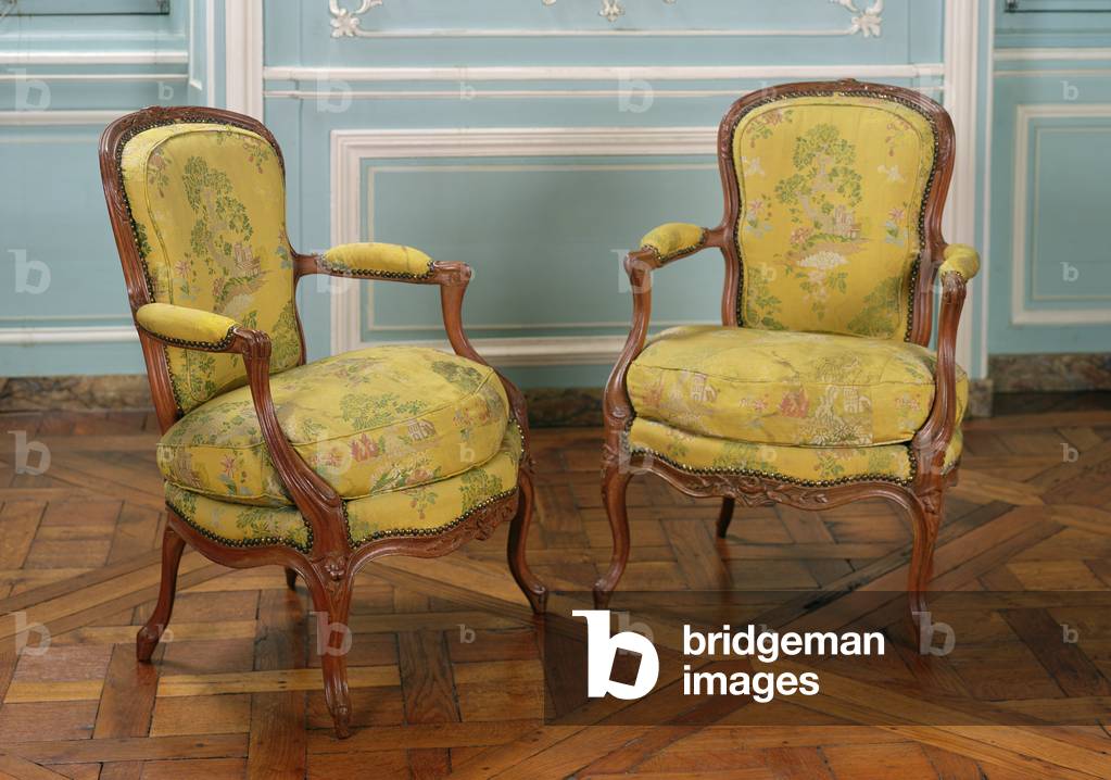 Paar Louis XV Sessel, 1723-74 (Holz)
