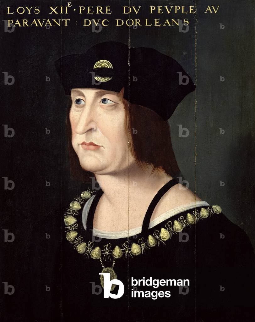 Portrait of Louis XII (1462-1515) King of France (oil on canvas)