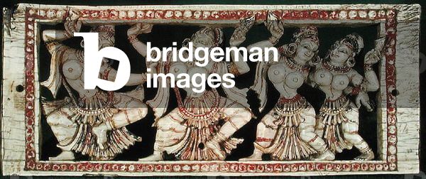 Relief depicting four dancers (ivory)