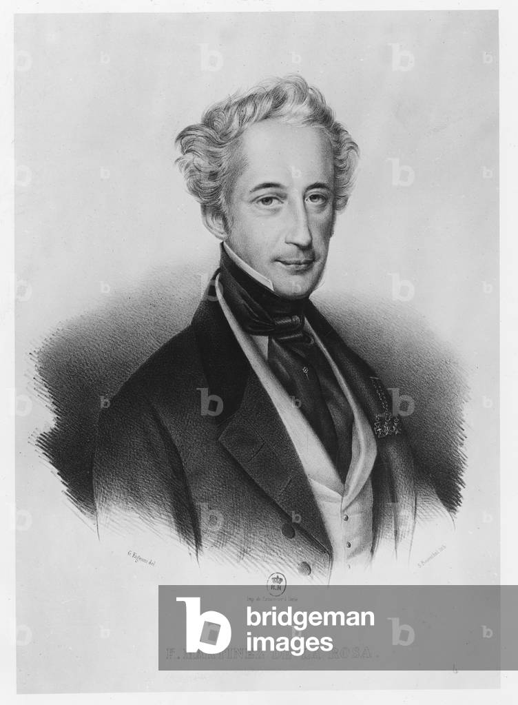 Francisco Martinez de la Rosa, 19th century (lithograph)