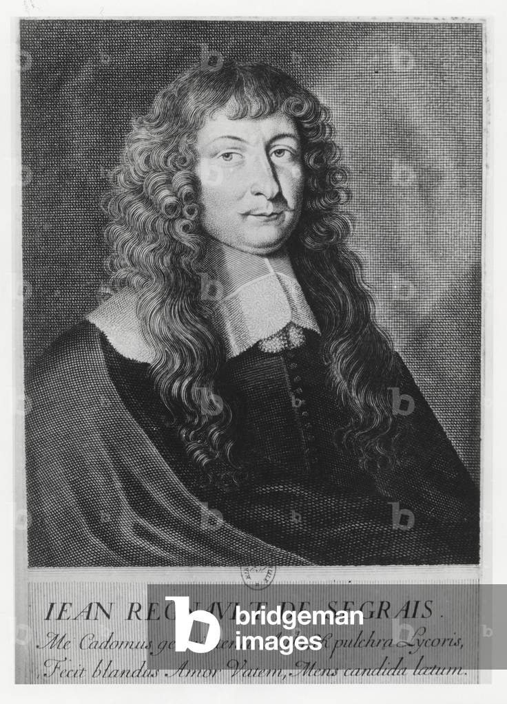 Portrait of Jean Regnault de Segrais (engraving)