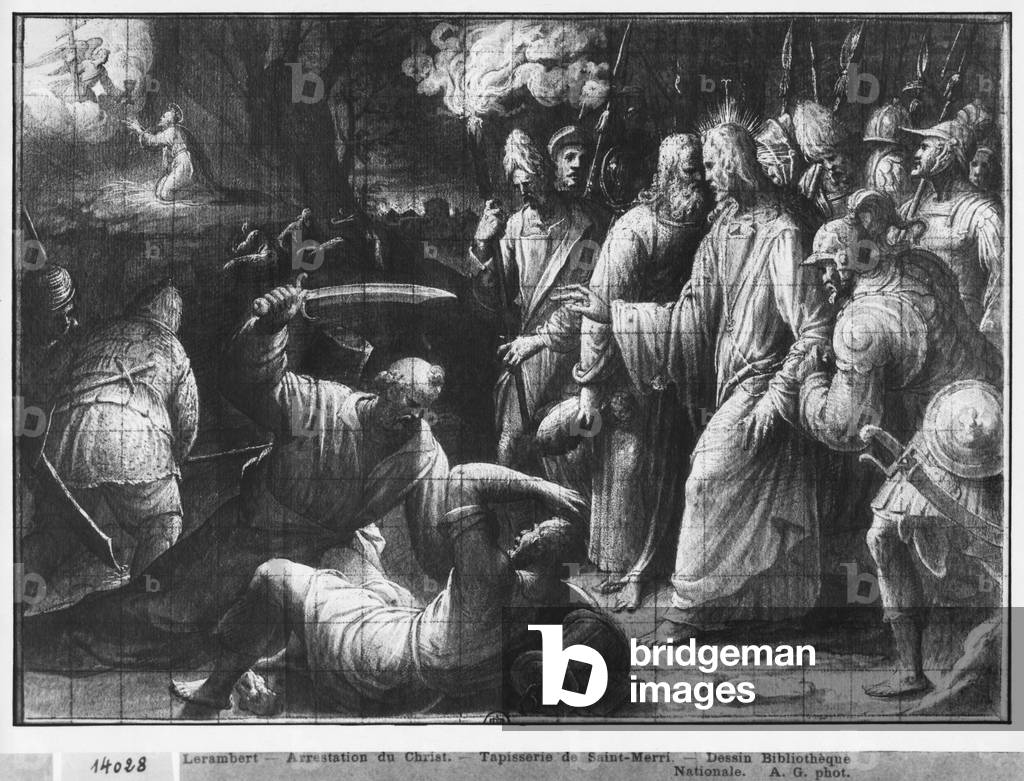 "Vita di Cristo", 16th Secolo di Henri Lerambert, b/w