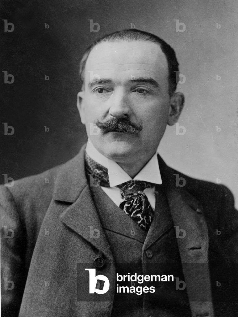 Portrait of Denys Puech (b/w photo)