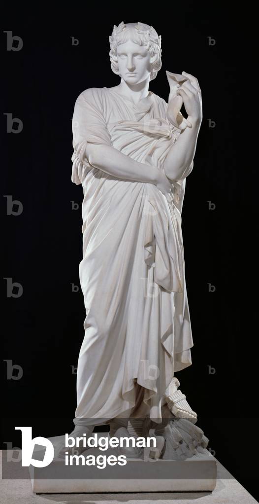 Virgil (70-19 BC) 1861 (marble)