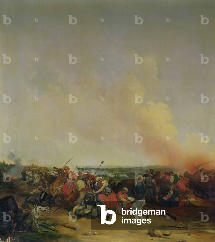 Bataille de Sidi-Ferruch, 14 juin 1830 (huile sur panneau)