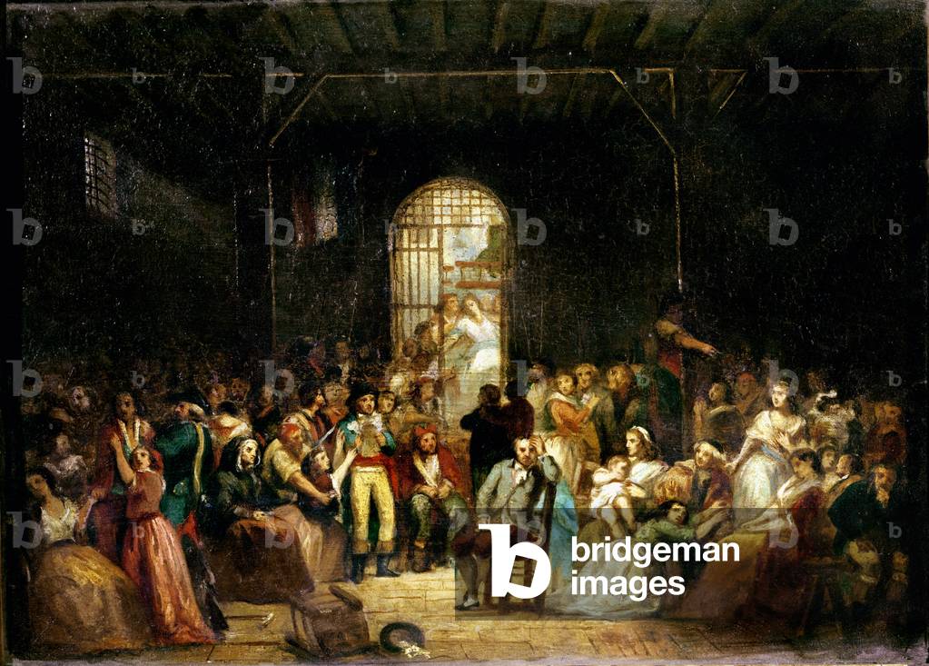 Bild von Gemälde "Der Aufruf für die letzten Opfer des Terrors", 18. Jahrhundert von Charles Louis Lucien Mull