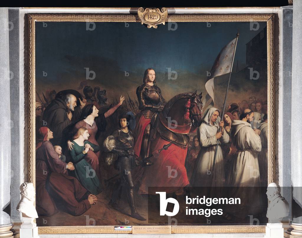 The Entry of Joan of Arc (1412-31) into Orleans, 8th May 1429, 1843 (oil on canvas)