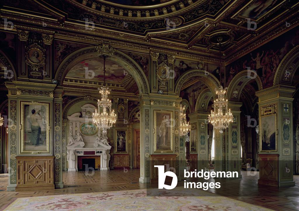 Veduta della Salle des Arts, dopo 1871 (foto)