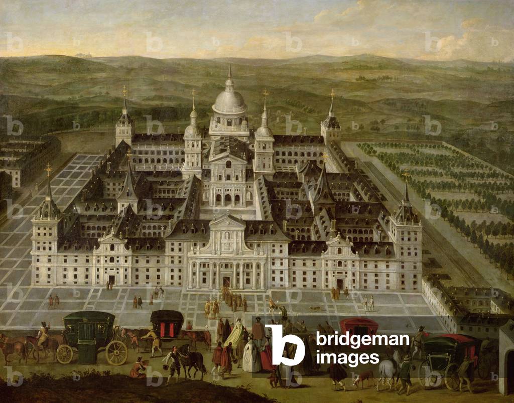 View of El Escorial (oil on canvas)