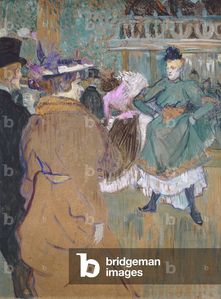 Quadrille al Moulin Rouge, 1892 (olio su cartone)