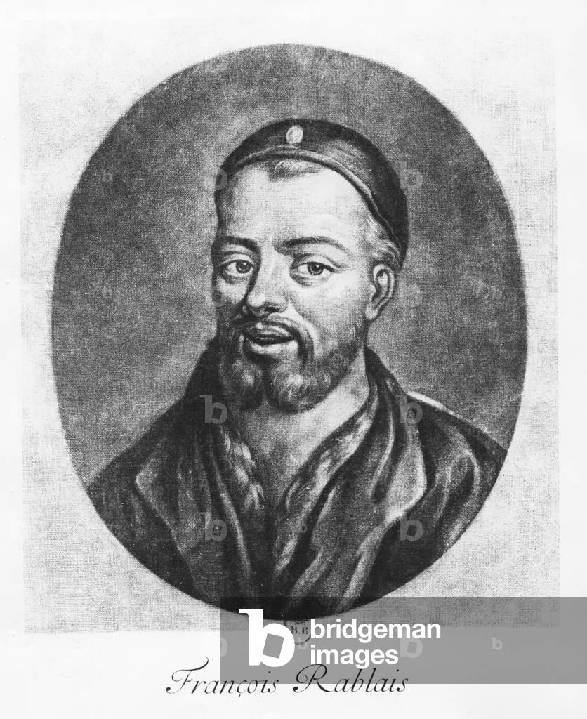 Portrait of François Rabelais (engaving)