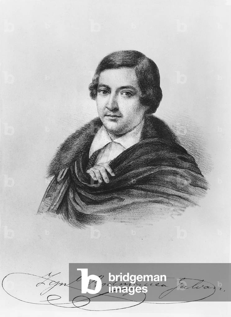Ignacio Rodríguez Galván (lithograph)