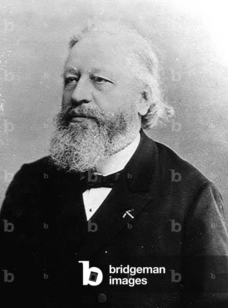 Portrait of Yves Guyot (b/w photo)