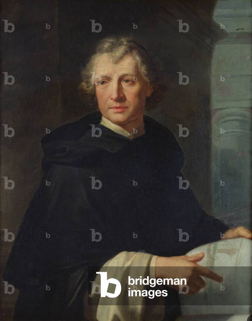Portrait of Frere Francois Romain (1646-1735) (oil on canvas)