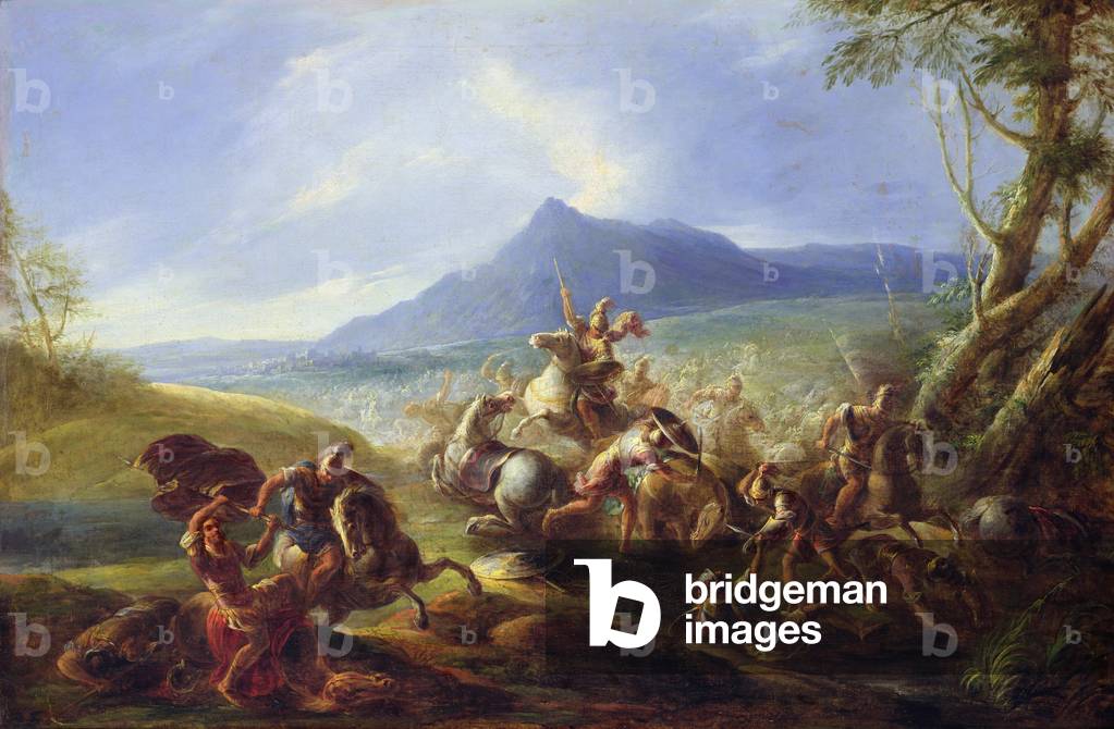 Battle Scene, before 1680 (oil on canvas)
