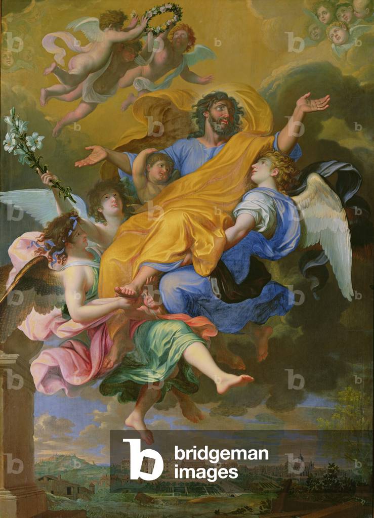 Rapture of St. Joseph (oil on canvas)