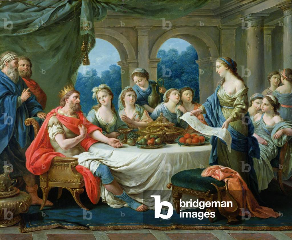 Esther and Ahasuerus, c.1775-80 (oil on canvas)