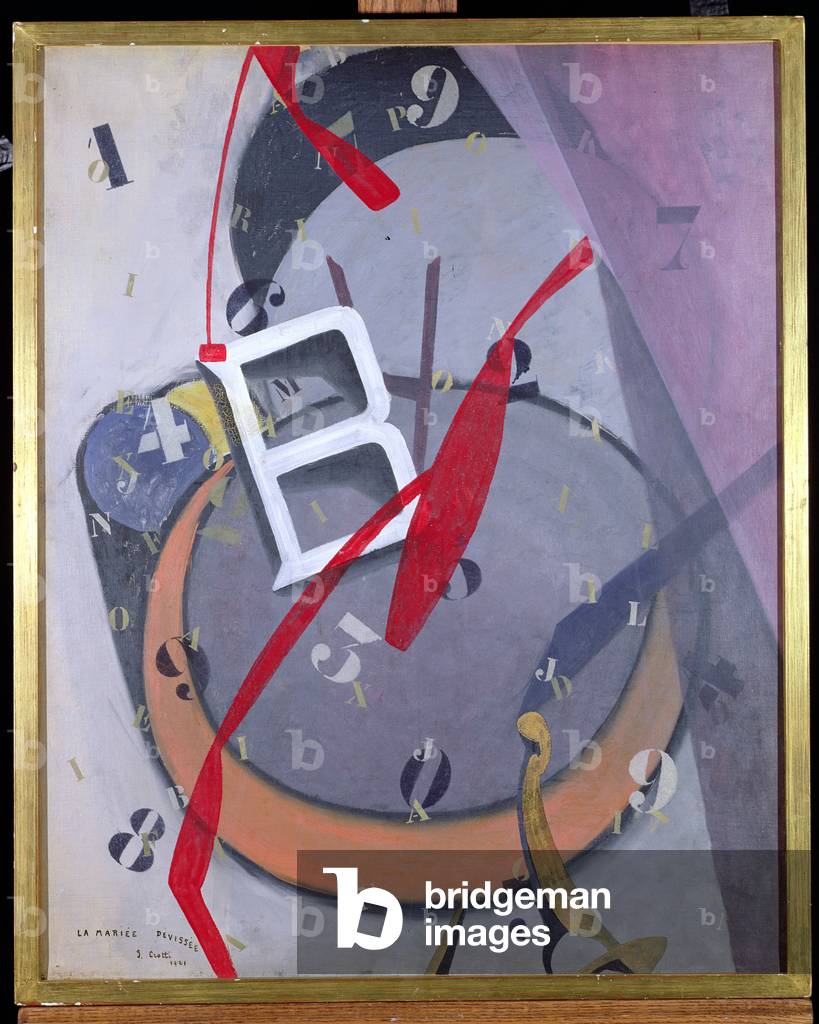 La Mariee Devissee, 1921 (oil on canvas)